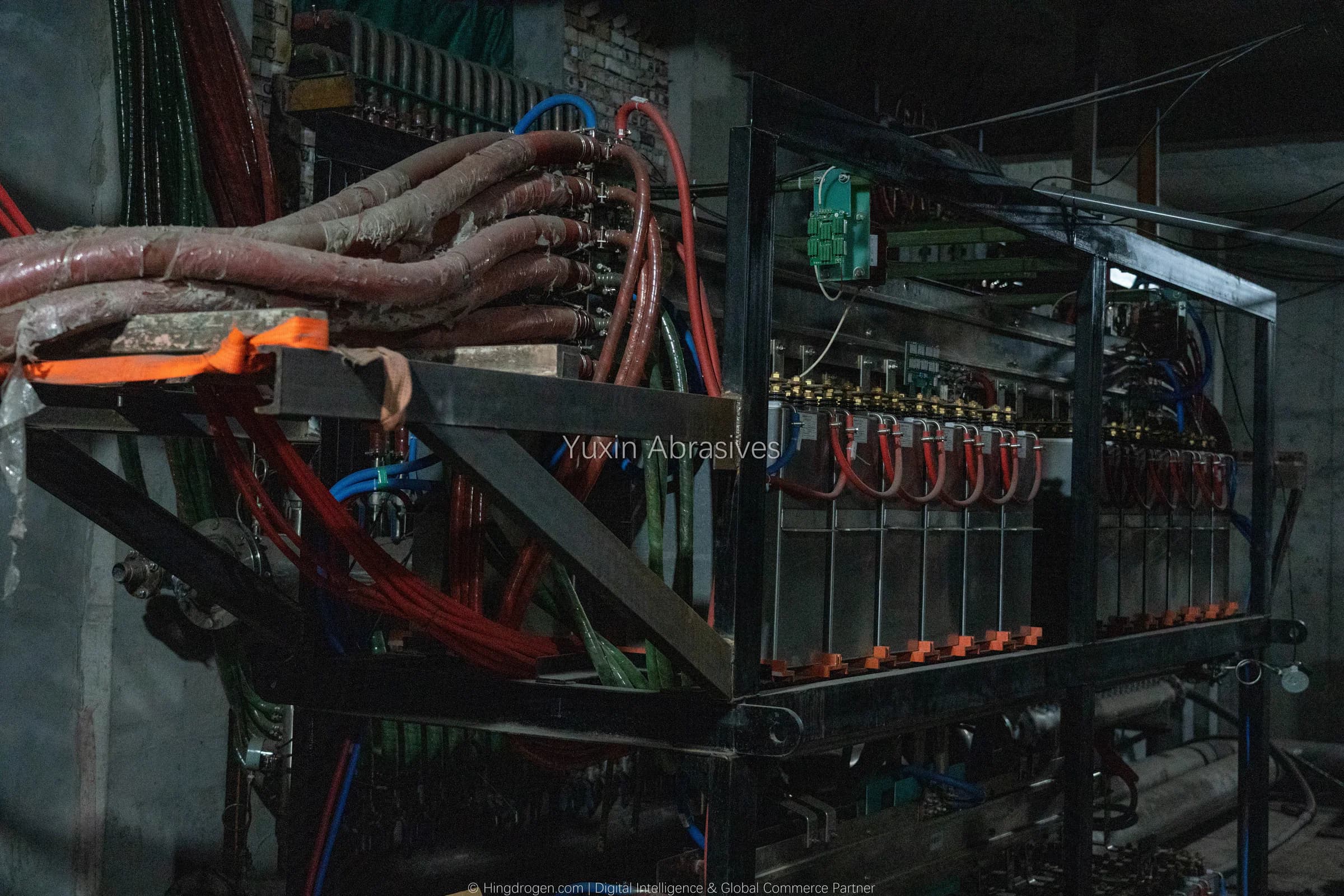 YUXIN production photograph: Electric furnace melting, record _DSC9111