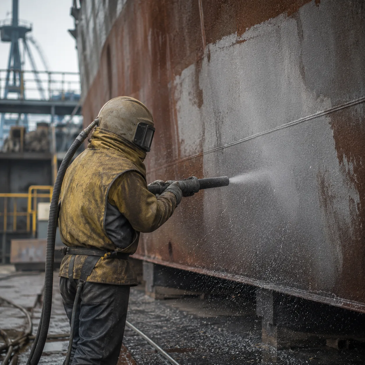 Surface preparation for ships and offshore structures

Applications of steel shot and steel grit in shipbuilding